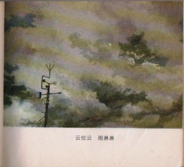 老本知识连环画《观天看物识天气》之「天象」云彩与天气