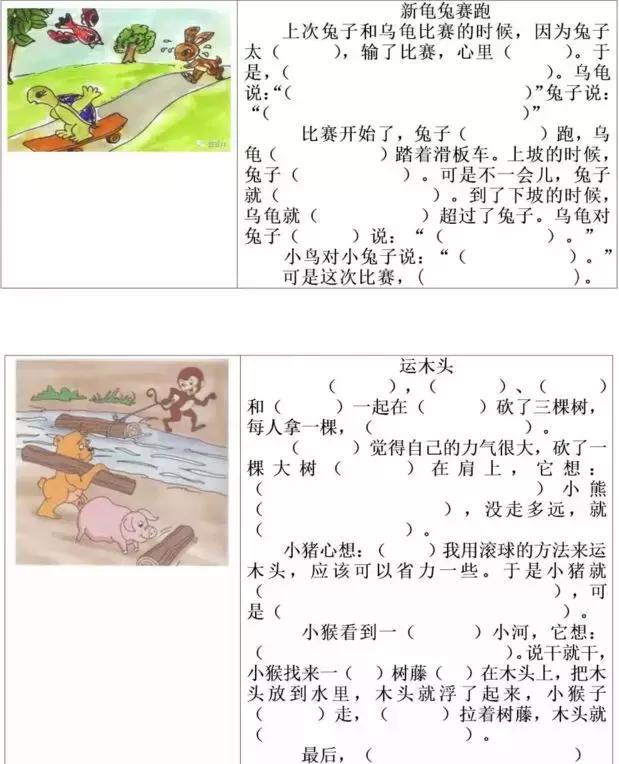 一二年级看图写话满分指导50篇，一定带着孩子多练习！已收藏！