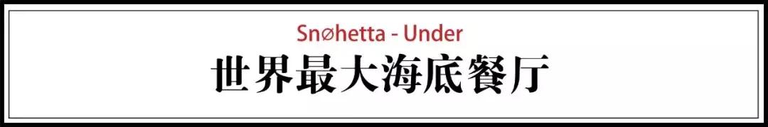 没有餐厅能比这更酷，身处海底5米，吃一顿人均2000