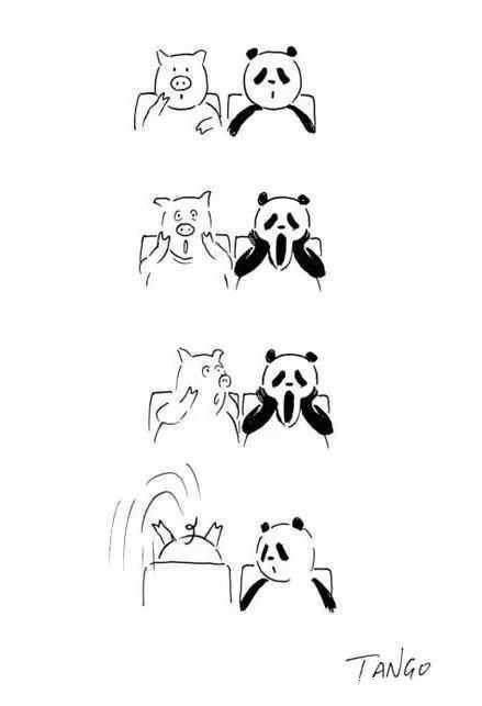 被这组无厘头漫画彻底征服了