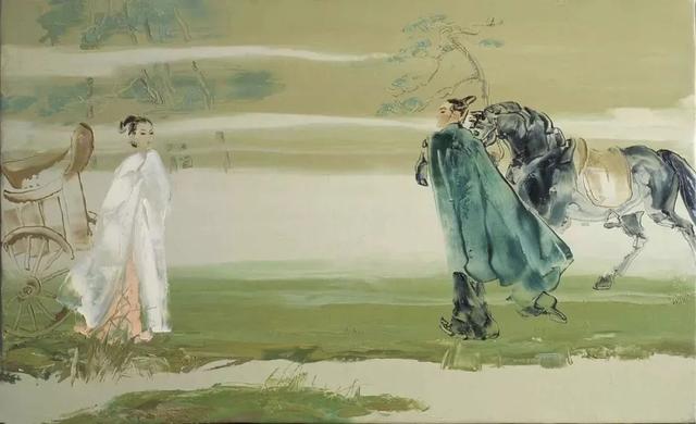 这竟是油画!别具一格的中国风油画,简直太撩人了!