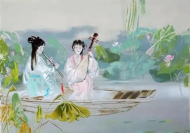 这竟是油画!别具一格的中国风油画,简直太撩人了!