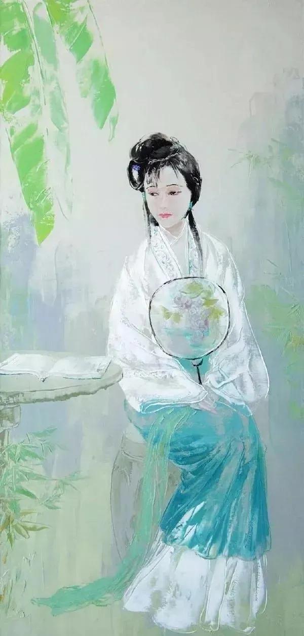 这竟是油画!别具一格的中国风油画,简直太撩人了!