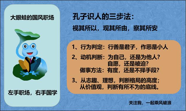 职场:你为什么要让所有人满意?孔子三步识人:行为、动机、志趣
